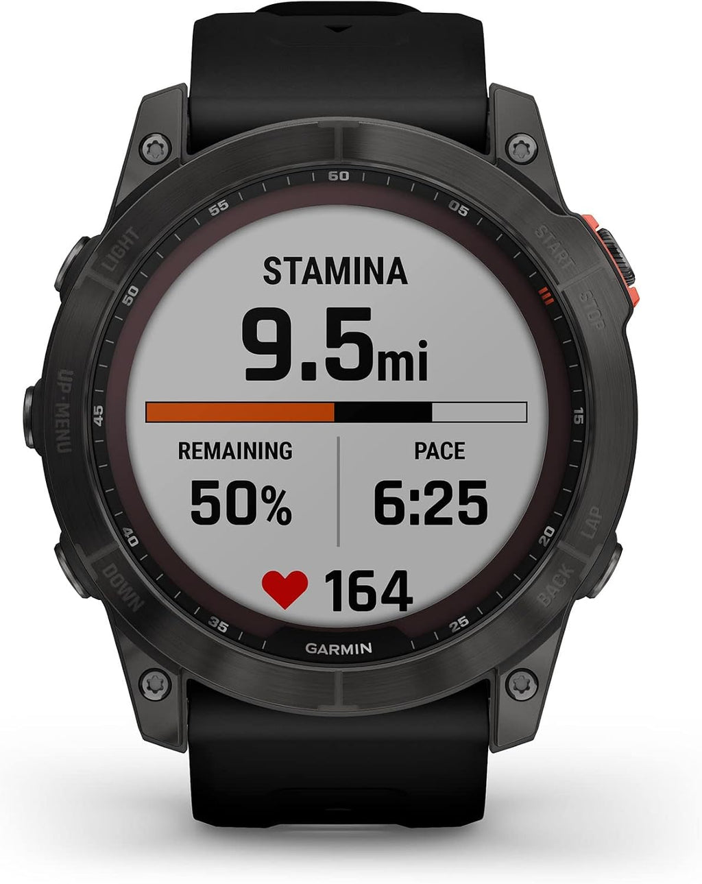 Garmin Fenix 7X Solar Multisport GPS Watch, Slate Grey with Black Band (Renewed)