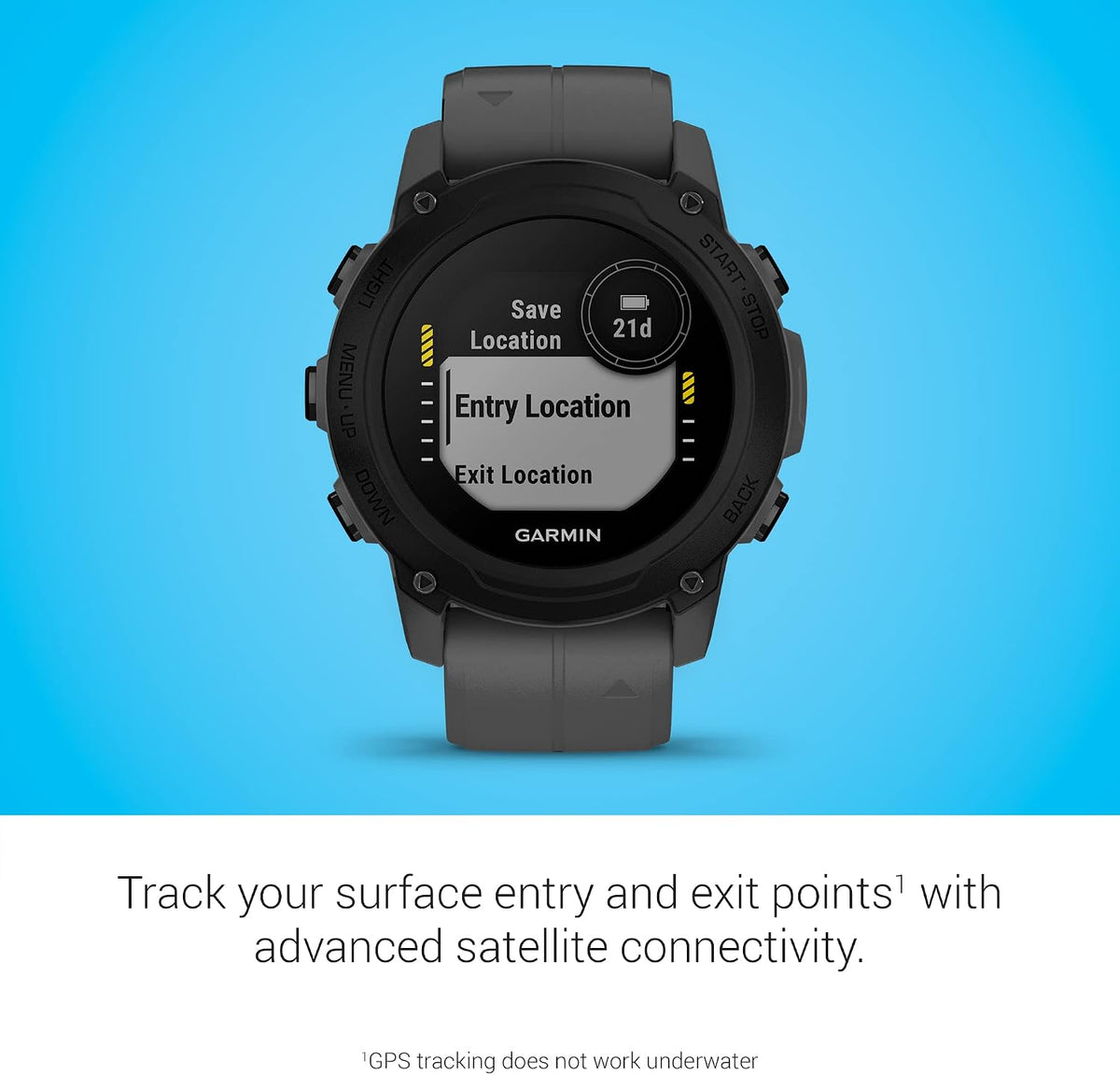 Garmin Descent™ G1, Rugged Dive Computer, Multiple Dive Modes, Activity Tracking, Slate Gray (Renewed)