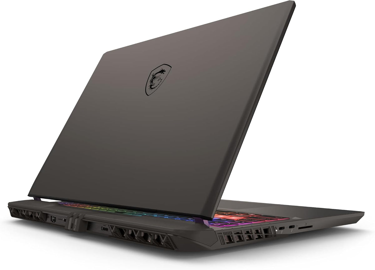 msi Vector 16 HX AI 16' 240Hz QHD+ Gaming Laptop: Intel Core Ultra 9-275HX, NVIDIA Geforce RTX 5080, 32GB DDR5, 2TB NVMe SSD, Thunderbolt 5, Wi-Fi 7, Win 11 Pro: Cosmo Gray A2XWIG-058US