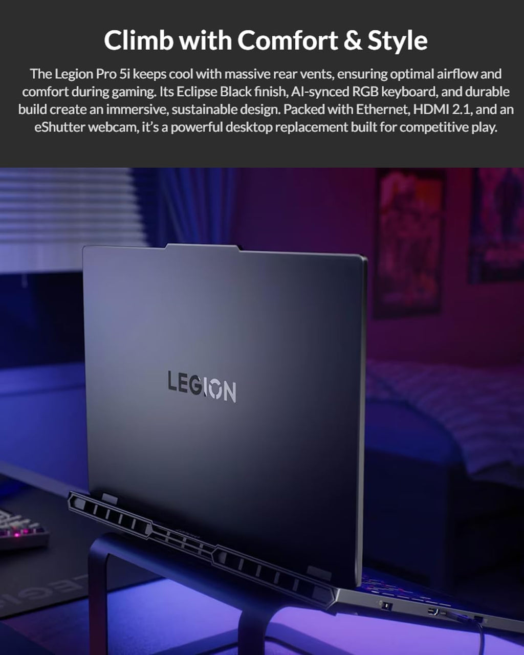 Lenovo Legion Pro 5i Gen 10 Gaming Laptop, Ultra 9 275HX, 16' WQXGA (2560 x 1600) 165Hz, RTX 5070 Ti GPU 12GB GDDR7, 64GB DDR5 RAM, 1TB SSD, Low Blue Light, 24zone RGB Backlit, Wi-Fi 7,Win 11pro