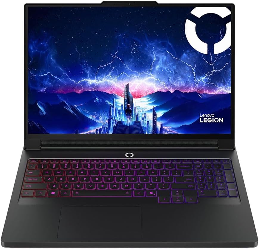 Lenovo Legion Pro 7 16IAX10H OLED 16' 240Hz Glossy Display, Gaming Laptop, Intel Core Ultra 9 275HX 2.1GHz; NVIDIA GeForce RTX 5070 Ti 12GB GDDR7; 32GB DDR5-6400 RAM; 2X 1TB SSD
