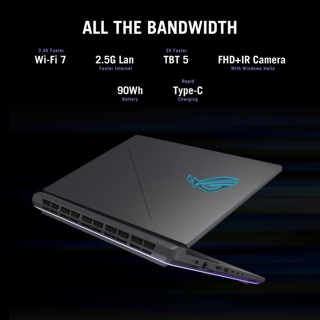 ASUS ROG Strix G18 (2025) Gaming Laptop, NVIDIA RTX 5080 16GB GDDR7, Intel Ultra 9 275HX(Up to 5.4GHz), 18' 240Hz 2.5K Premium Rog Nebula Display, WiFi 7, 64 GB DDR5 RAM, 2 TB SSD, Windows 11 Pro