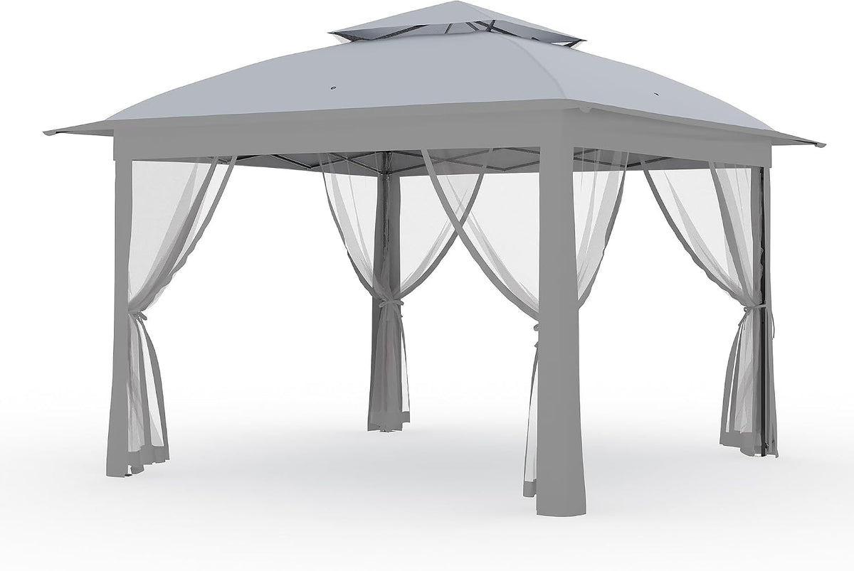 GarveeLife Outdoor Canopy Tent with Mosquito Netting, 11FTfor Patio, Outdoor Gazebo with Portable Carrying Bag