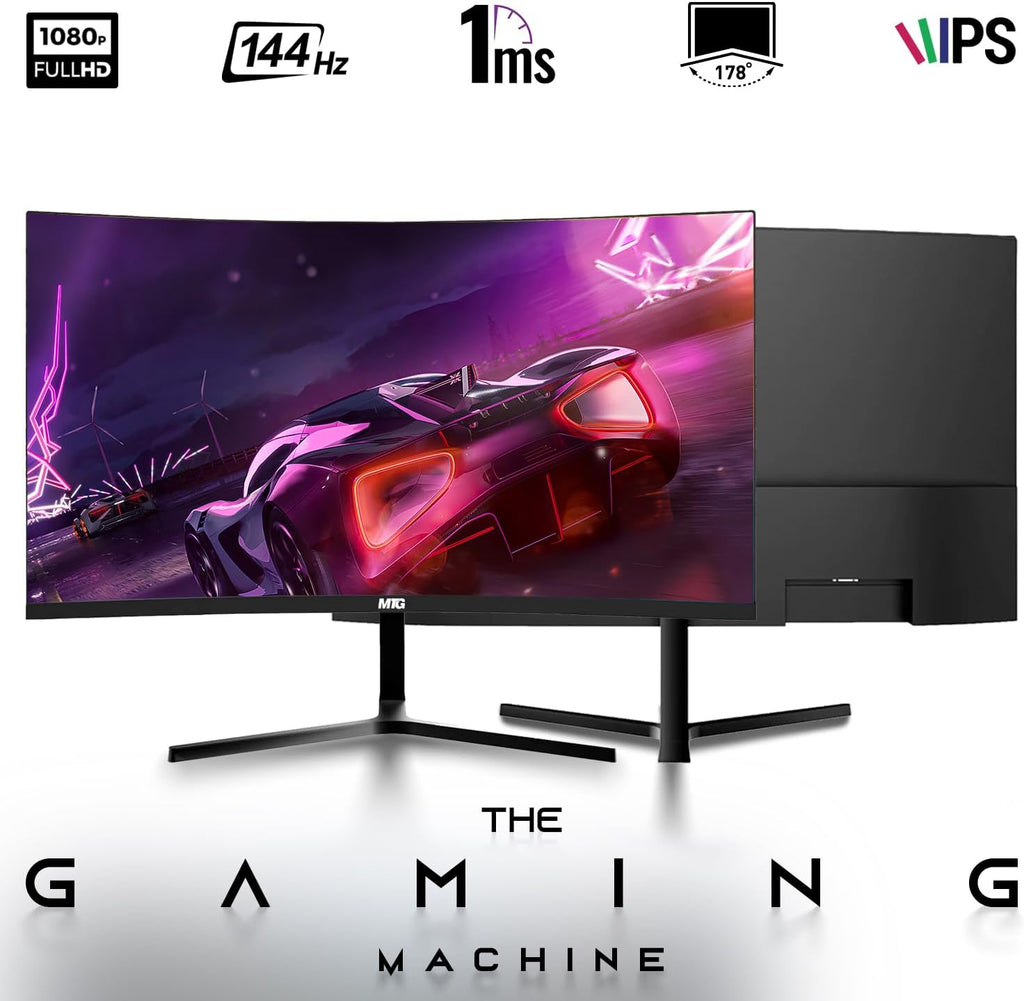 Dell Desktop PC Gaming Bundle - Core i7, 16GB RAM, 512GB SSD, 27-inch Curved Monitor, GT 1030, RGB Keyboard with AI-Enabled Copilot Key, Mouse, RGB Headphone, Webcam, Wi-Fi, Windows 11 Pro (Renewed)