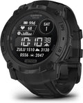 Garmin Instinct® 3 Tactical Edition, 50mm, Solar Charged Display, Rugged Outdoor GPS Smartwatch