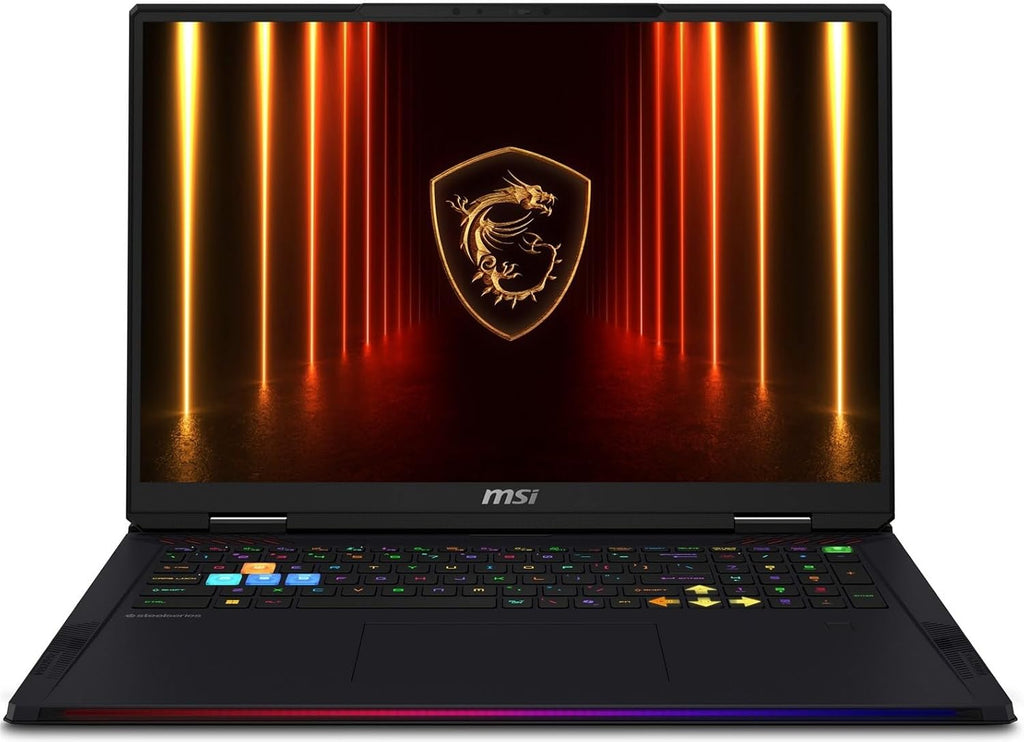 EXCaliberPC [2025] MSI Raider A18 HX A9WIG-082US (AMD Ryzen 9 9955HX3D, 64GB DDR5 RAM, 2TB NVMe SSD, NVIDIA GeForce RTX 5080, 18' UHD+ 120Hz, Windows 11 Pro) Gaming Laptop