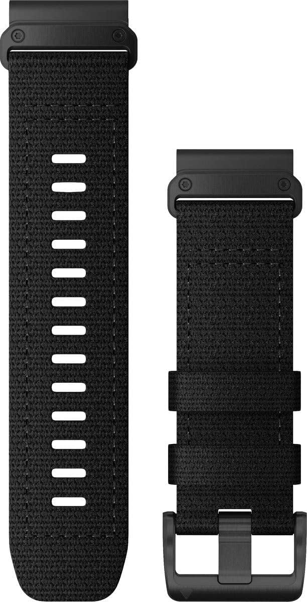 Garmin QuickFit® 26 Watch Bands - Tactical Black Nylon