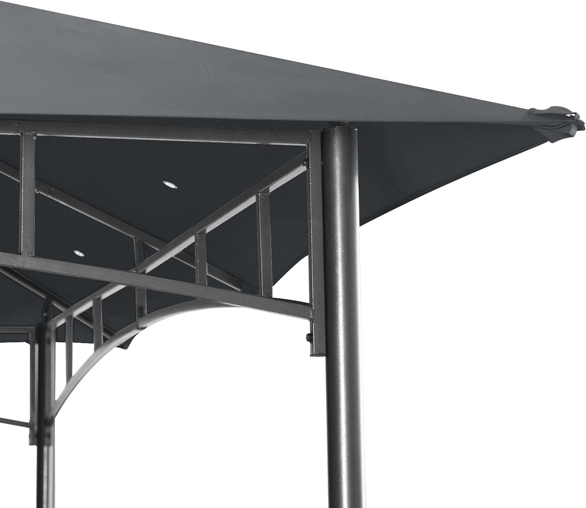 ABCCANOPY Gazebos for Patios 8x8 - Outdoor Steel Frame Gazebo for Lawn Backyard Garden Deck (Gray)