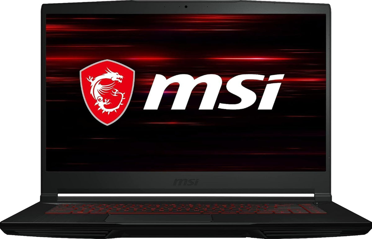 MSI GF63 Thin Gaming Laptop, 15.6' FHD 144Hz, Intel i5-11400H, RTX 3050, 16GB RAM, 512GB NVMe SSD, Windows 11, Aluminum Black