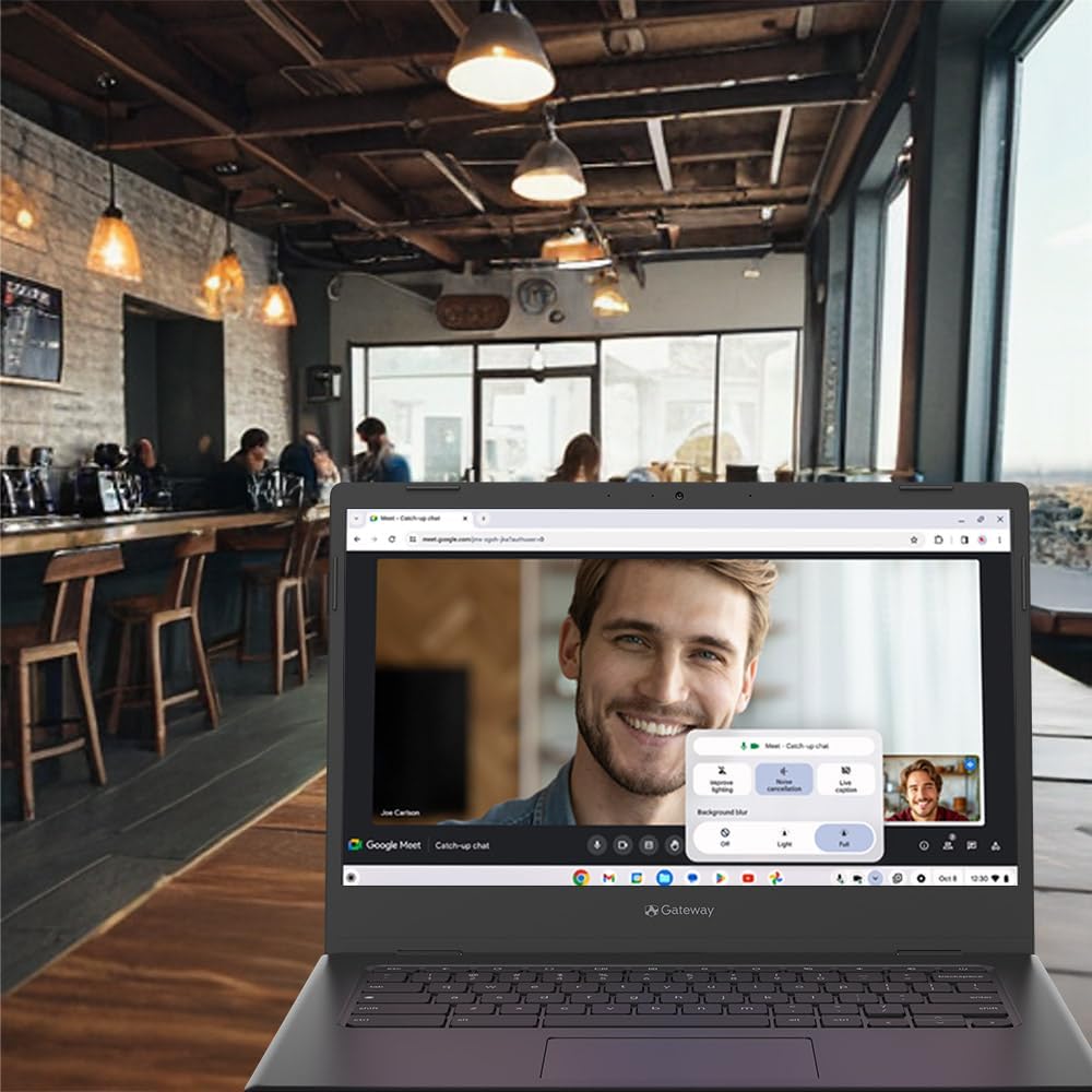 acer Gateway Chromebook 314 CBO314-1H-C476 Laptop | Intel Celeron N4500 | 14' Full HD (1920 x 1080) Display | 4GB LPDDR4X | 64GB eMMC | Wi-Fi 5 802.11ac | Chrome OS | Star Black