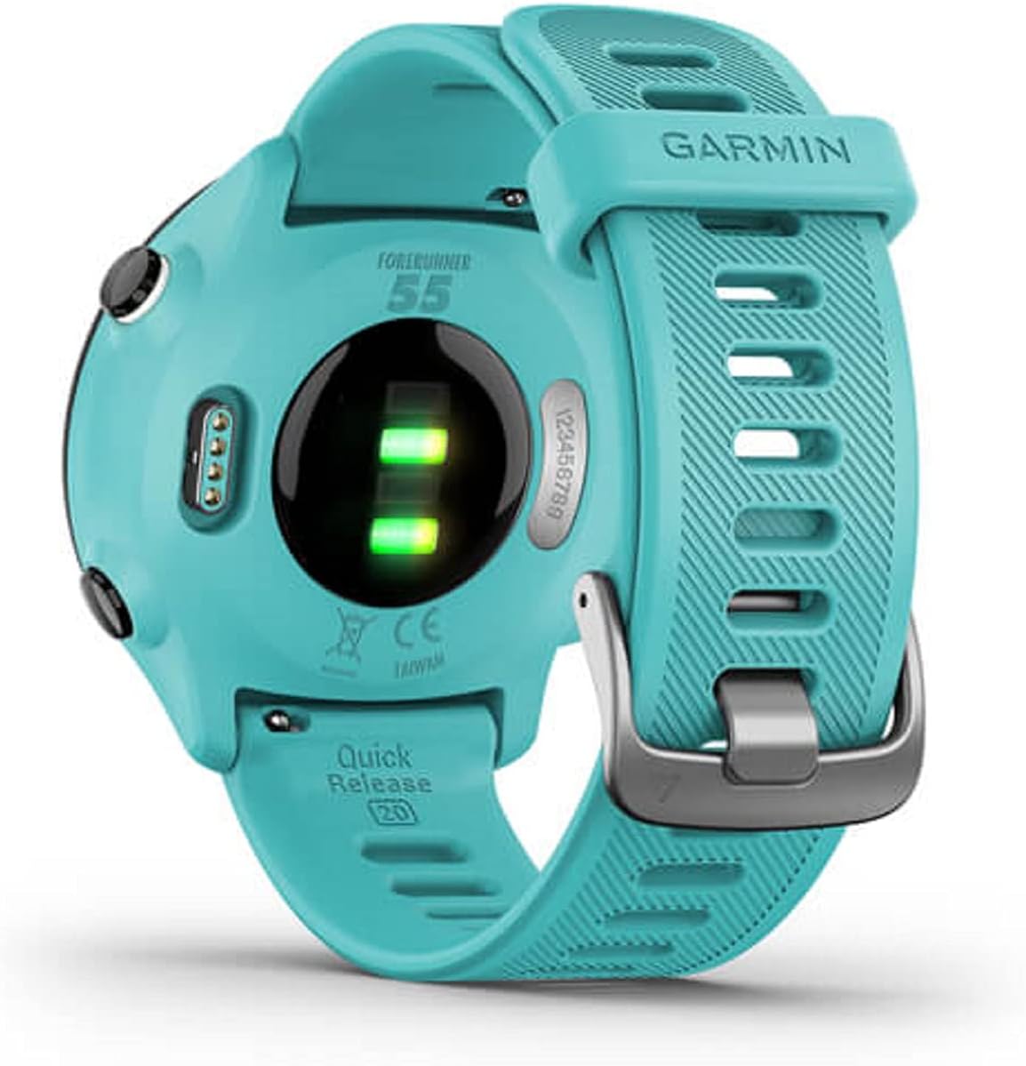 Garmin Forerunner 55, GPS Running Watch with Daily Suggested Workouts, Up to 2 Weeks of Battery Life, Aqua