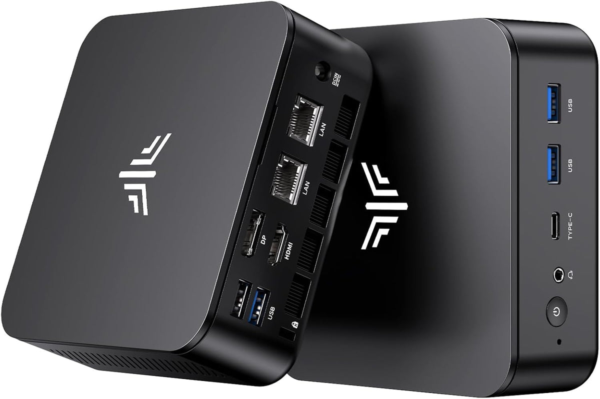 KAMRUI Mini PC, Ryzen 5 3500U (Beats N150/N97 Up to to 3.7 GHz), 16GB RAM 1TB SSD Mini Computers, Mini Desktop Computers Support Dual LAN, Triple 4K Display, WiFi, BT, Office, Home, Business