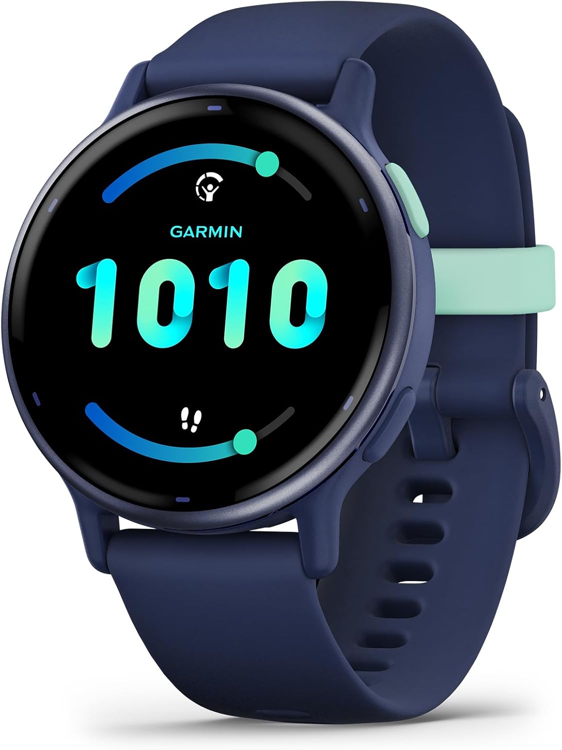 Garmin vívoactive 5, Health and Fitness GPS Smartwatch, AMOLED Display, Up to 11 Days of Battery (Renewed) (Navy)