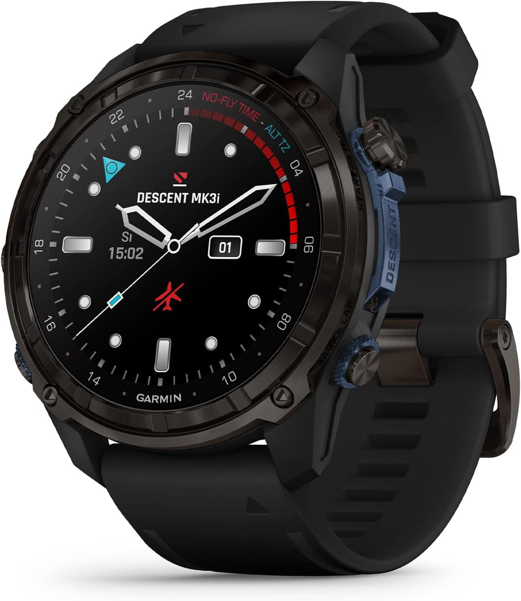 Garmin Descent™ Mk3i, Dive Computer and Multisport GPS Smartwatch, Air Integration, Black