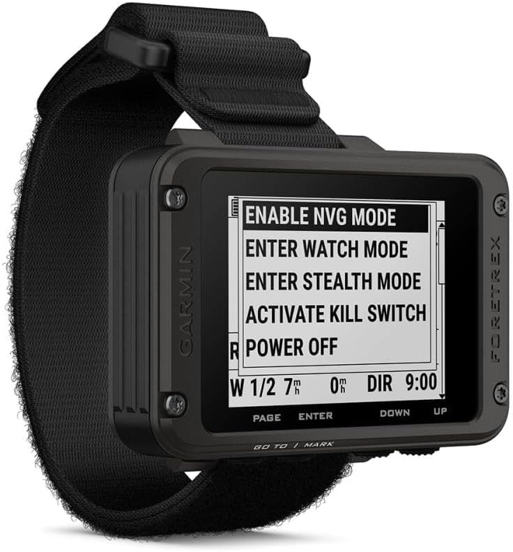Garmin Foretrex 801, Wrist-Mounted GPS Navigation with Strap, Upgraded Multi-Band GNSS, Longer Battery Life