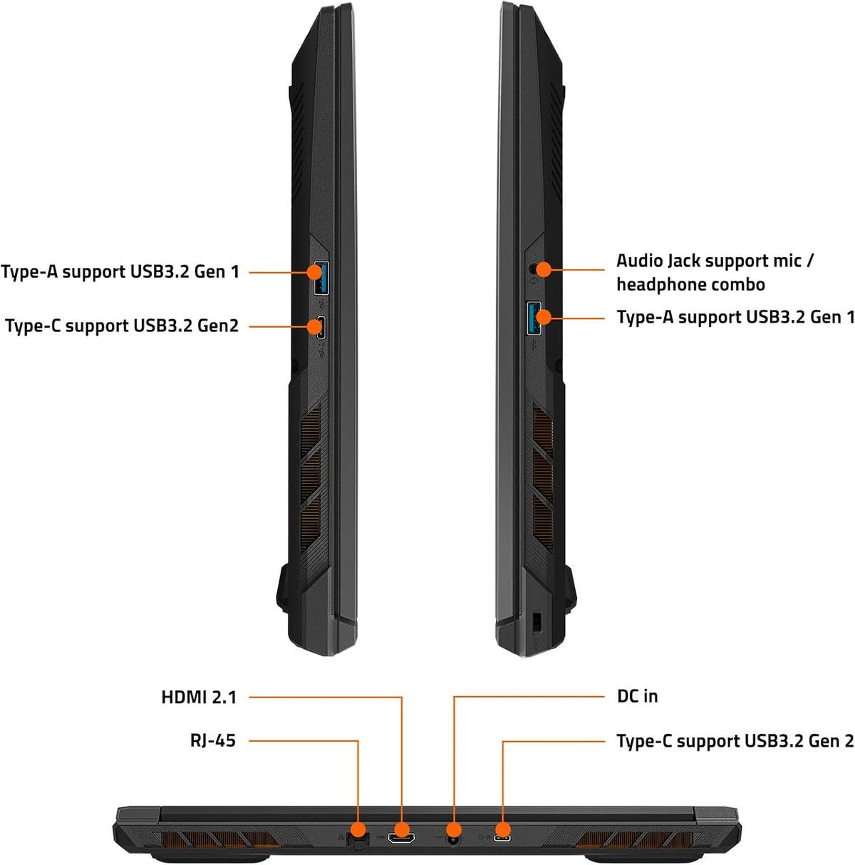 GIGABYTE - G6X (2024) Gaming Laptop - 165Hz 1920x1200 WUXGA - NVIDIA GeForce RTX 4060 - Intel i7-13650HX - 1TB SSD with 16GB DDR5 RAM - Windows 11 Home AD (G6X 9KG-43US854SH)