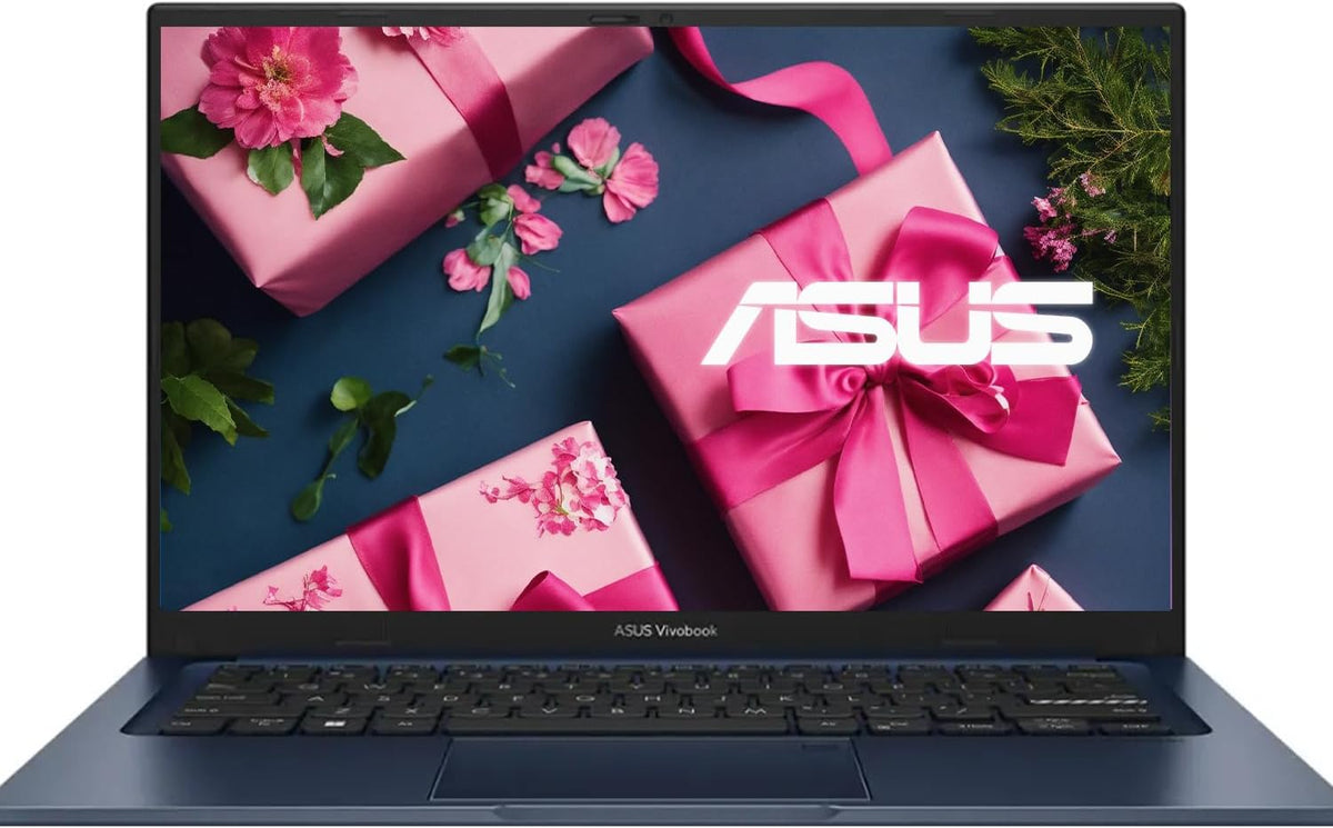 ASUS Vivobook 14 Inch FHD Laptop for Everyday Use | Intel Core 13th Gen 6-Core CPU | 8GB RAM, 512GB SSD | Quiet Blue | Windows 11 | 8HR Battery, FastCharge | Privacy Shutter | Intel UHD Graphics