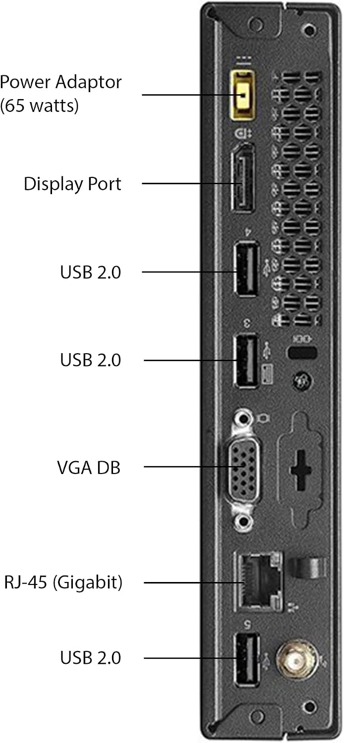 Lenovo ThinkCentre M73 Tiny Business Computer Desktop PC, Intel Core i3 4th Gen 2.9GHz, 8GB DDR3, 120GB SSD, MTG New 22 inch LED Monitor, RGB KBM & Speakers, WiFi, Windows 11 (Renewed)