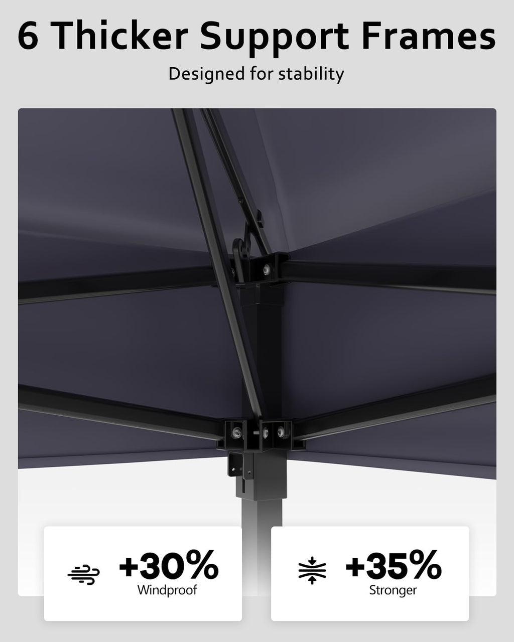 Garveelife 11x11 Pop Up Gazebo Tent with Mosquito Netting, Outdoor Canopy Shelter Easy Setup, Water & UV Resistant - Navy