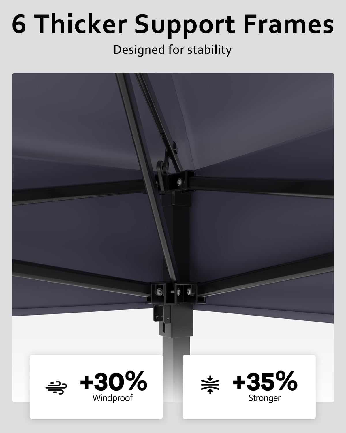 Garveelife 11x11 Pop Up Gazebo Tent with Mosquito Netting, Outdoor Canopy Shelter Easy Setup, Water & UV Resistant - Navy