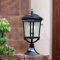 Pillar Lantern Villa External Decoration Landscape Lighting E27 Garage Pavilion Garden Fence Patio Light Outdoor Post Lights Black Aluminum Column Lamps Waterproof IP55 Outdoor Lighting