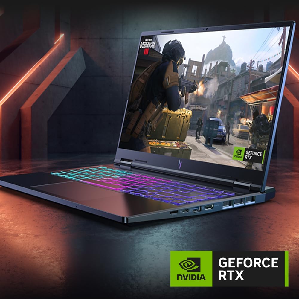 Acer Nitro 14 Gaming Laptop | AMD Ryzen 7 8845HS Octa-Core AI Capable Processor | NVIDIA GeForce RTX 4060 Laptop GPU | 14.5' WUXGA IPS 120Hz Display | 16GB LPDDR5X | 512GB SSD | WiFi 6E | AN14-41-R74Z