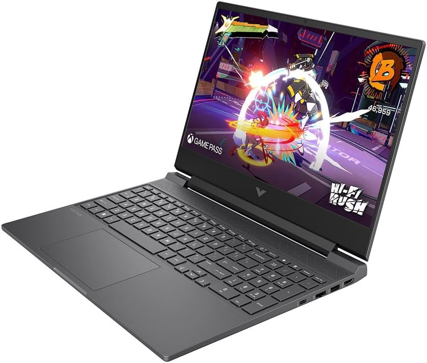 HP Victus 15.6' FHD IPS 144Hz Display Gaming Laptop, AMD Ryzen AI 7 350 2.0GHz; NVIDIA GeForce RTX 5060 8GB GDDR7; 16GB DDR5-5600 RAM; 1TB NVMe SSD; WiFi+LAN