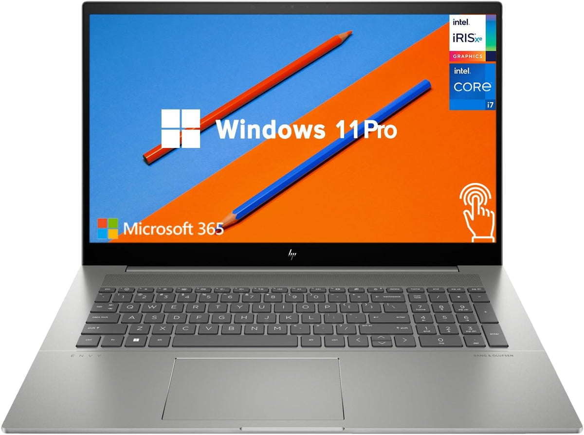 HP Pavilion 17.3 Touchscreen HD+ Laptop Computer, AMD Ryzen 5 7530U 6-Core(Beat i7-1165G7), 64GB RAM, 2TB NVMe SSD, AMD Radeon Graphics, Fast Charge, WiFi 6, Bluetooth 5.3, HDMI, Win11