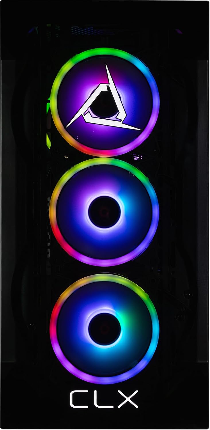 CLX Set Gaming PC - Intel Core Ultra 9 285K 3.7GHz, GeForce RTX 4070 Super, 2TB NVMe M.2 SSD, 4TB HDD, 64GB DDR5 Memory, 360mm AIO, WiFi, Windows 11 Home, Black