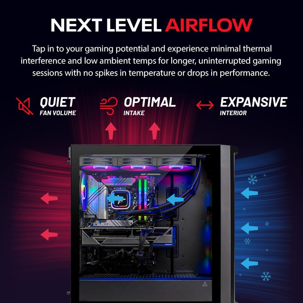 Skytech Gaming Legacy 4 Gaming PC, AMD Ryzen 9 9950X3D 4.3GHz, NVIDIA RTX 5090 32GB VRAM, X870 Board, 4TB Gen4 NVMe SSD, 64GB DDR5 RAM 6000, 1200W Gold ATX 3 PSU, 360 ARGB AIO, WI-FI 7, Windows 11