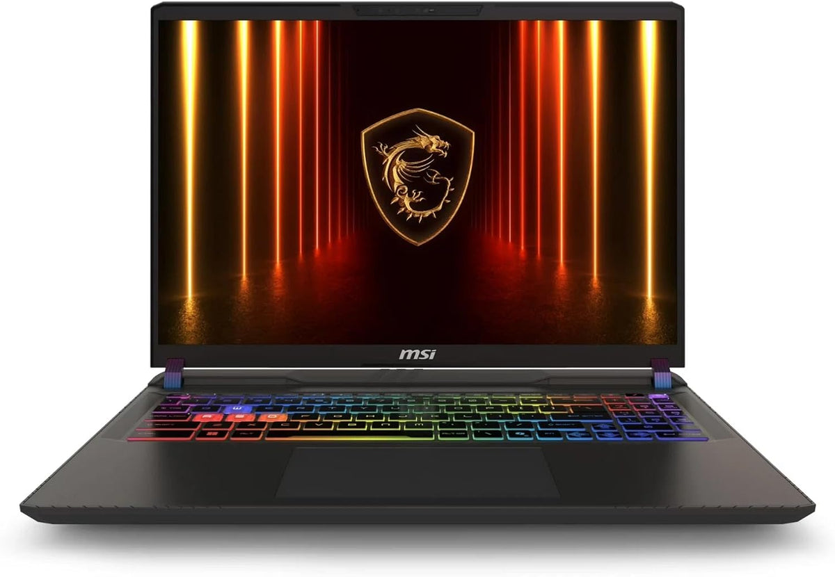 msi Vector 16 HX AI 16' 2560x1600 240Hz Display Gaming Laptop, AMD Ryzen 9 8940HX (16 Cores, 2.4-5.3 GHz), NVIDIA RTX 5070 Ti 12GB GDDR7, 32GB RAM, 1TB NVMe SSD, Windows 11 Pro