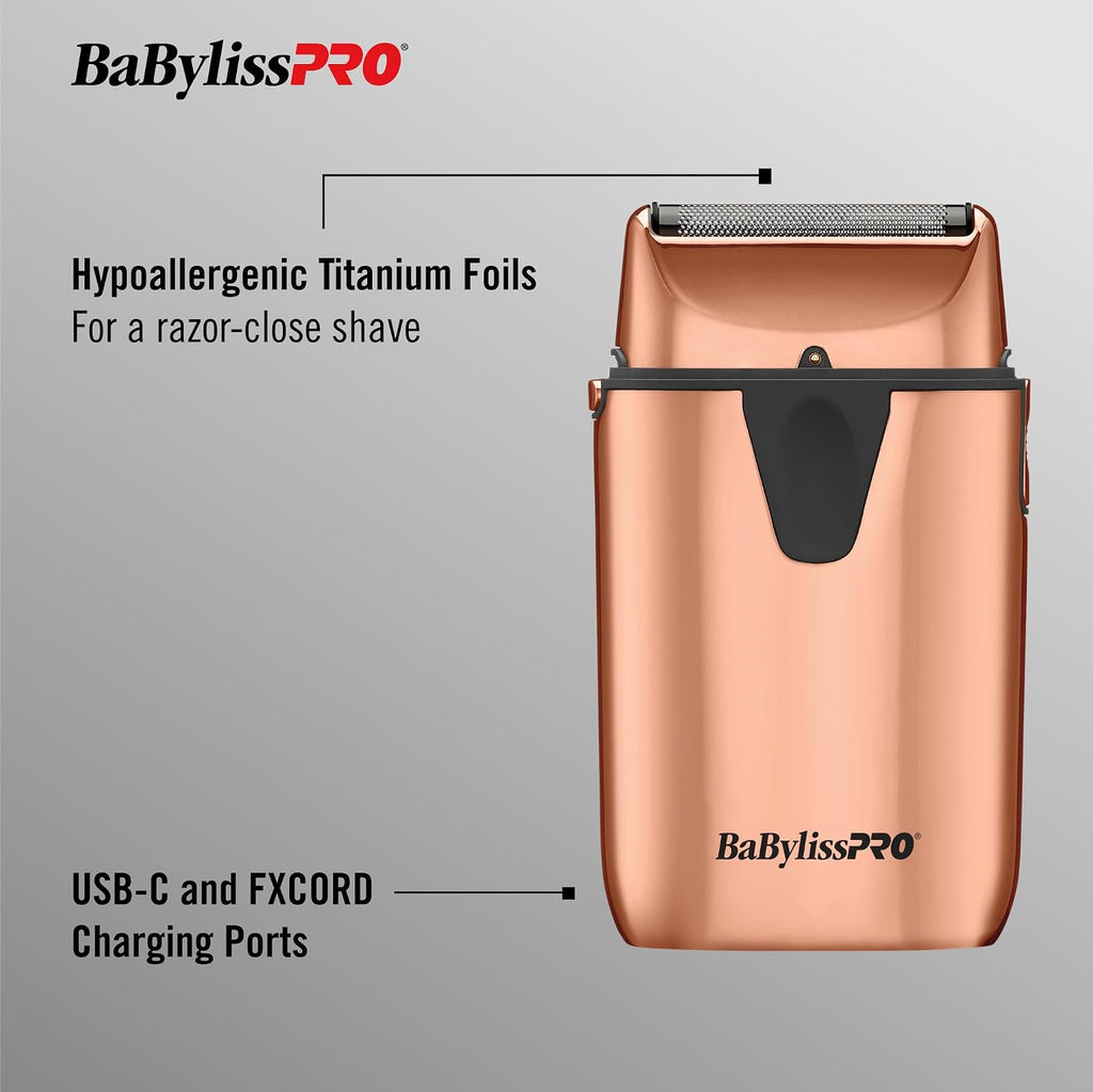 BaBylissPRO UVFOIL UV-Disinfecting Metal Single-Foil Shavers
