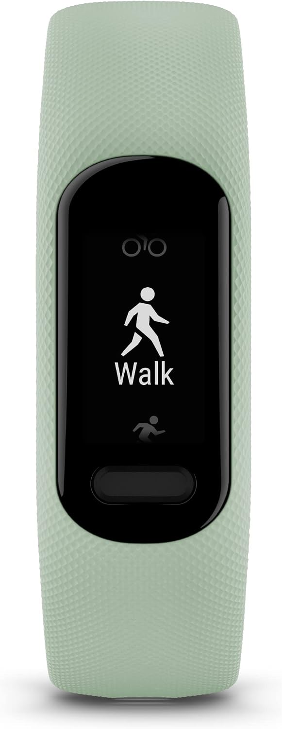 Garmin vívosmart® 5, Fitness Tracker, Long-Lasting Battery, Simple Design, Cool Mint