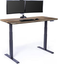 Vari Classic Electric Standing Desk - VariDesk Height Adjustable Sit/Stand Desk - Dual Motor with Memory Presets, Stable T-Style Legs - Gaming or Home Office Workstation - 60'x30', Reclaimed Wood