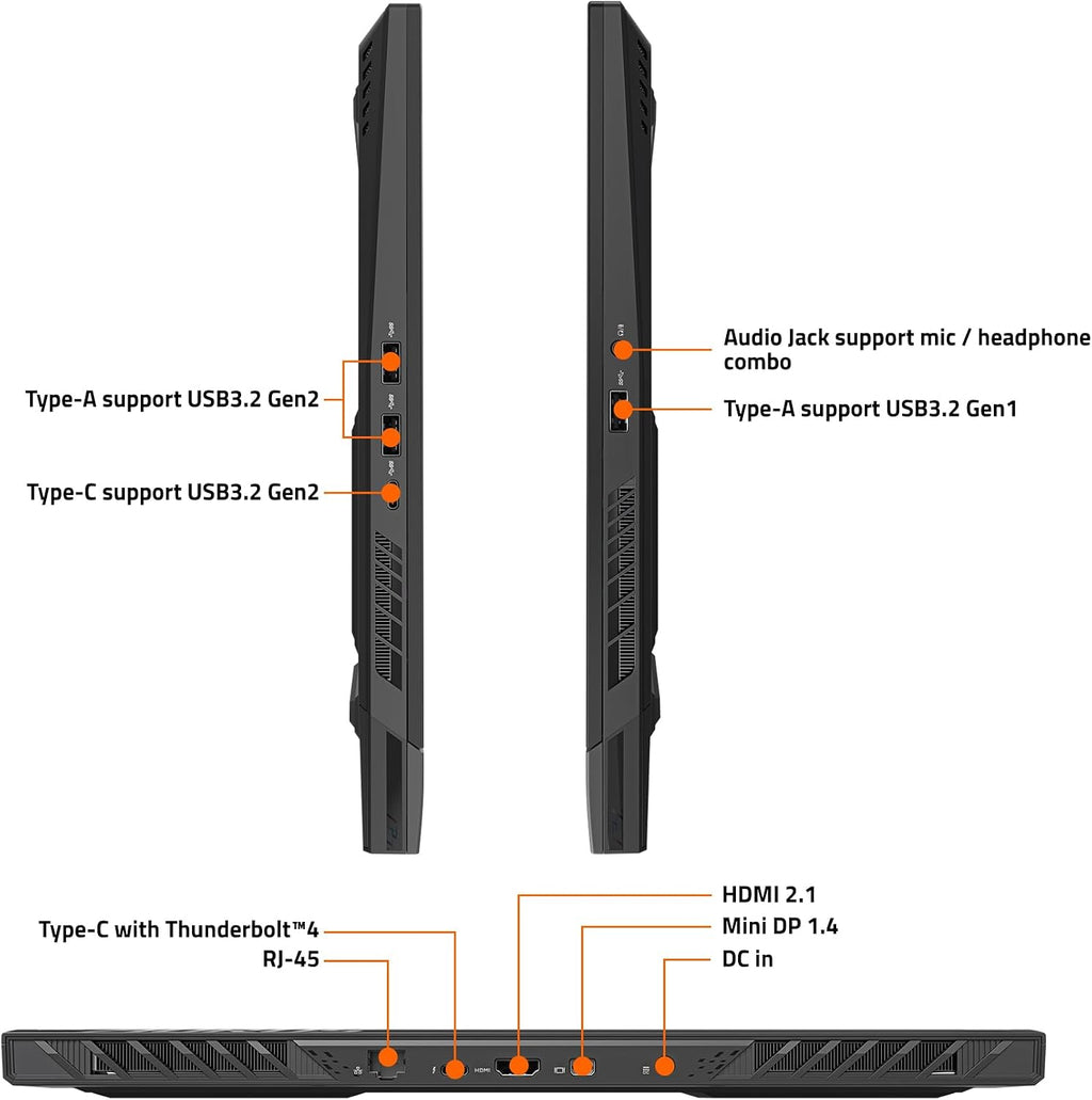 GIGABYTE - AORUS 15 (2024) Gaming Laptop - 165Hz 2560x1440 QHD - NVIDIA GeForce RTX 4060 - Intel Ultra 7 155H - 1TB SSD with 16GB DDR5 RAM - Windows 11 Home AD (AORUS 15 BKG-13US754SH)