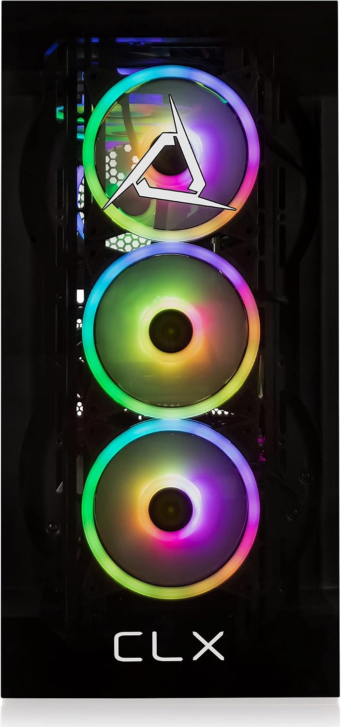 CLX Set Gaming PC - Intel Core Ultra 5 245KF 4.2GHz, GeForce RTX 4060, 2TB NVMe M.2 SSD, 4TB HDD, 32GB DDR5 RGB Memory, 240mm AIO, WiFi, Windows 11 Home, Black