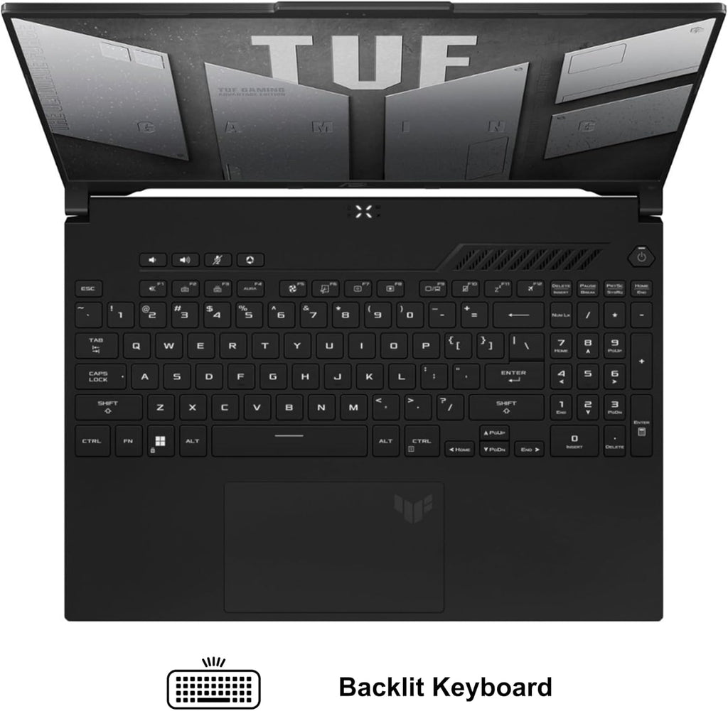 ASUS TUF Gaming A16 Laptop 16' FHD+ 165Hz 7ms 100% sRGB AMD Octa-core Ryzen 7 7735HS 32GB RAM 1TB SSD Radeon RX 7700S 8GB (>RTX4060) Backlit Type-C USB4 Fast Charging Win11 ICP Accessory
