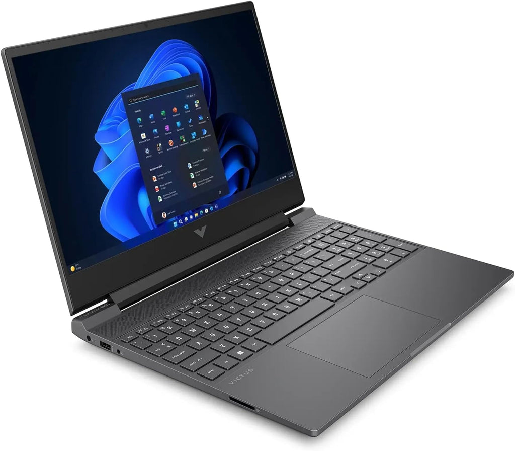 HP Victus 15 Gaming Laptop 15.6' FHD IPS 144Hz (AMD FreeSync Premium) AMD 6-core Ryzen 5 7535HS 16GB DDR5 512GB SSD Radeon RX 6550M (>RTX3050) Backlit Type-C Fast Charge Win11 ICP Accessory