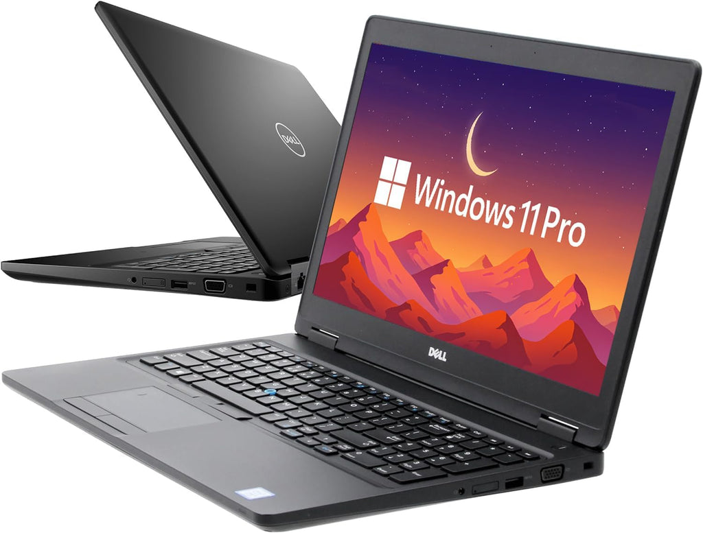 Dell Latitude 5590 15.6' Business Laptop Computer, Intel Quad Core i5-8350U Notebook PC, 8GB DDR4 RAM 256GB SSD, HDMI, Type-C, Webcam, Windows 11 Pro (Renewed)