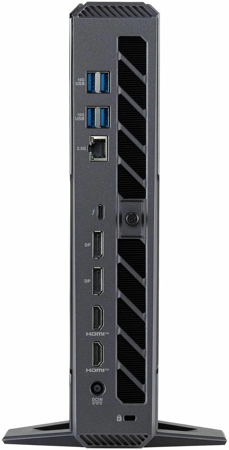 ROG NUC (2025) Gaming Mini PC with Intel® Core™ Ultra 9 (Series 2) ARL-HX CPU, NVIDIA® GeForce RTX™ 5070 Ti MobileGPU, 16GB DDR5 RAM, 1TB NVMe SSD, Thunderbolt 4 Triple-Fan Cooling and ARGB Lighting