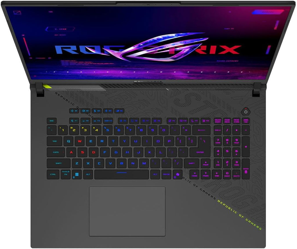 ASUS ROG Strix G18 (2025) Gaming Laptop, 18' 16:10 144Hz/3ms, NVIDIA® GeForce RTX™ 5060, AMD Ryzen™ 9 9955HX Processor, 16GB DDR5-5600, 2TB PCIe Gen 4 SSD, Wi-Fi 6E, Windows 11 Home, G814FM-DS95