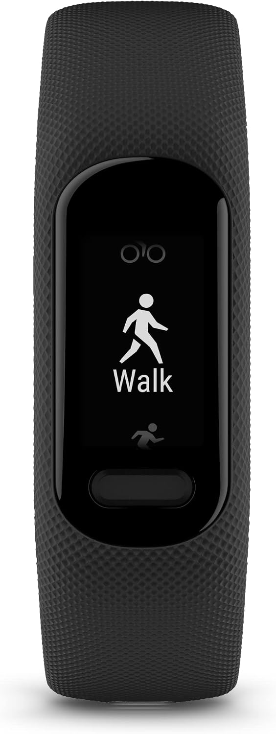 Garmin vívosmart® 5, Fitness Tracker, Long-Lasting Battery, Simple Design, Black