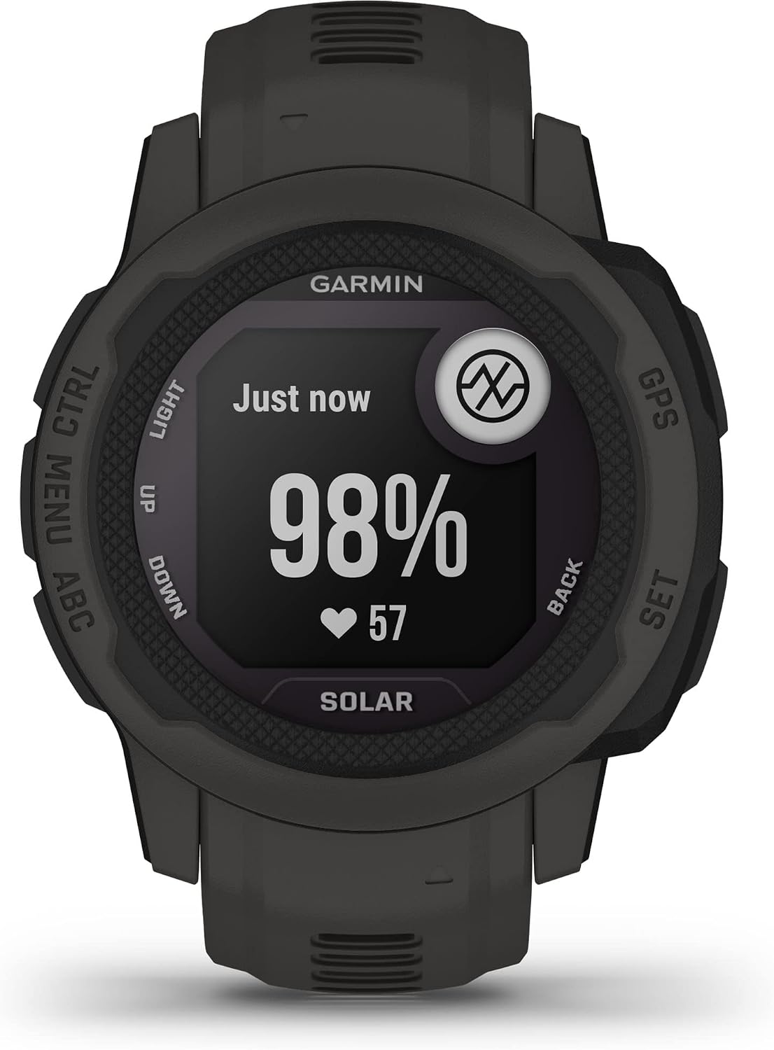 Garmin 010-02564-10 Instinct 2S Solar 40mm GPS Smartwatch Graphite | Official USA Partner Model | Bundle with Premium 2YR CPS Enhanced Protection Pack