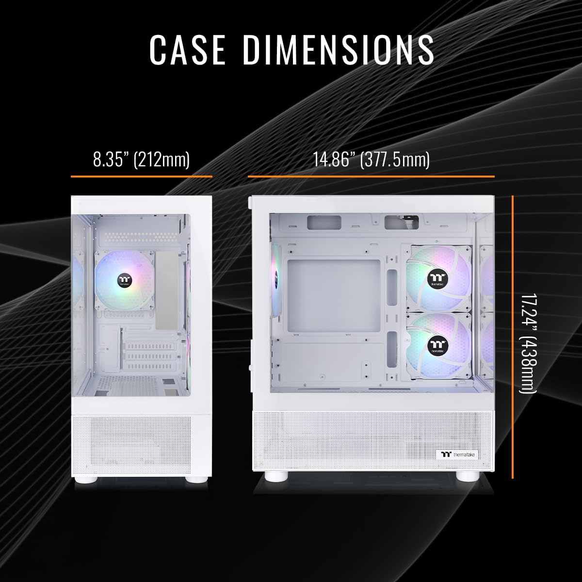 Thermaltake LCGS View 8760TS-170 Gaming Desktop (AMD Ryzen™ 7 8700F, ToughRam 32GB DDR5 6000MT/s RGB Memory, NVIDIA GeForce® RTX 5060 Ti 8G, 1TB NVMe M.2, WiFi, Windows 11) V17S-B850-56T-LCS