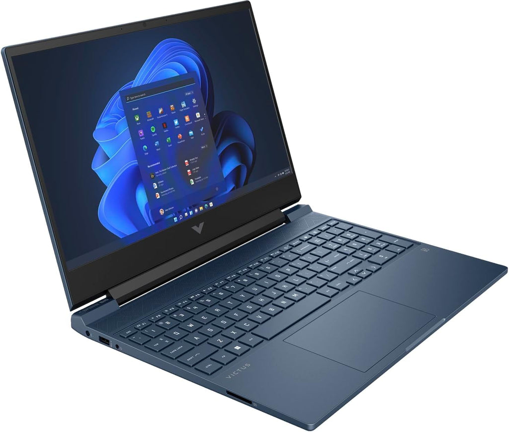 HP Victus 15 Gaming Laptop 15.6' FHD IPS Anti-Glare 144Hz Intel 8-core i5-12450H (Beats i7-11800H) 64GB RAM 1TB SSD GeForce RTX 3050 Backlit B&O Fast Charge Win11Pro w/ICP Accessory