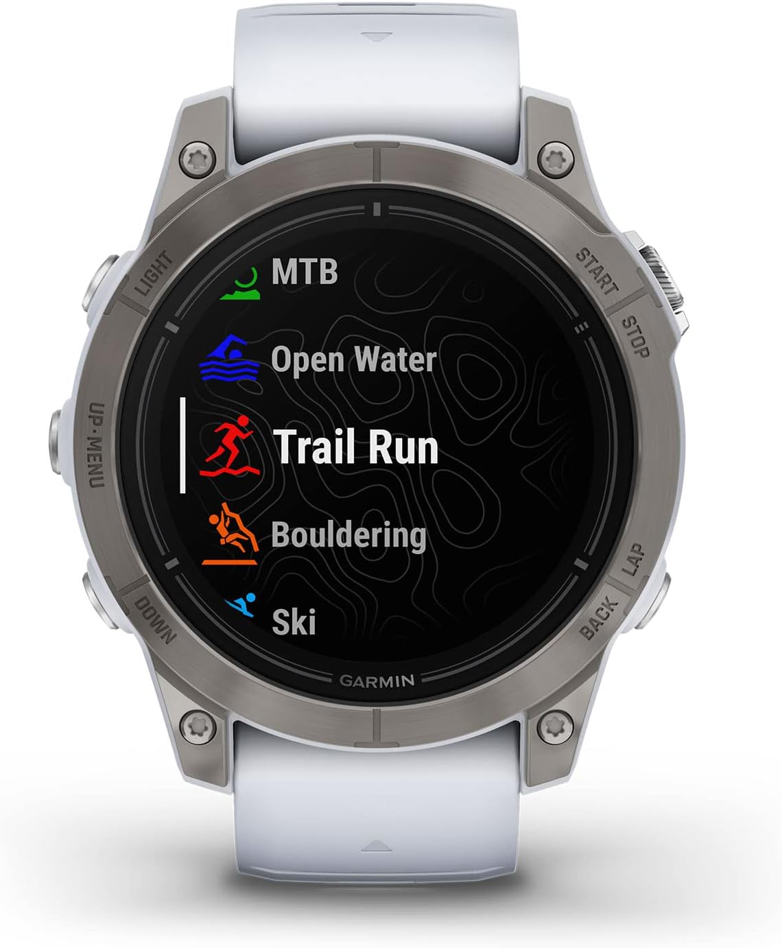 Garmin epix Pro (Gen 2) Sapphire Edition, 47mm, High Performance Smartwatch, Advanced Training Technology, Built-in Flashlight, Whitestone (Renewed)