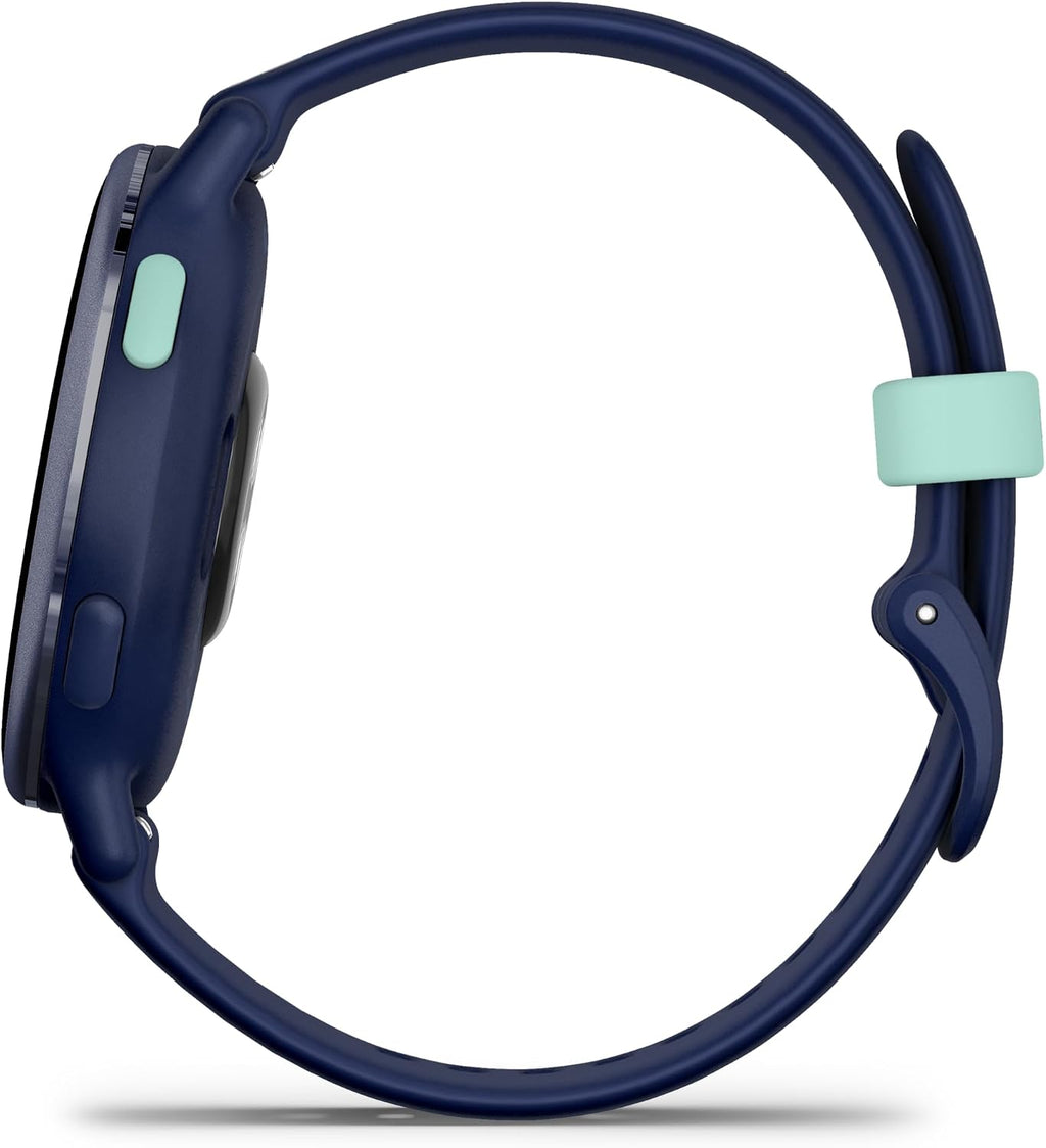 Garmin Vivoactive 5, Health and Fitness GPS Smartwatch for Women and Men, Metallic Navy Bezel w/Navy Case and Silicone Band, 11 Days Battery Life, 1.2' AMOLED Touchscreen Display (Bundle)