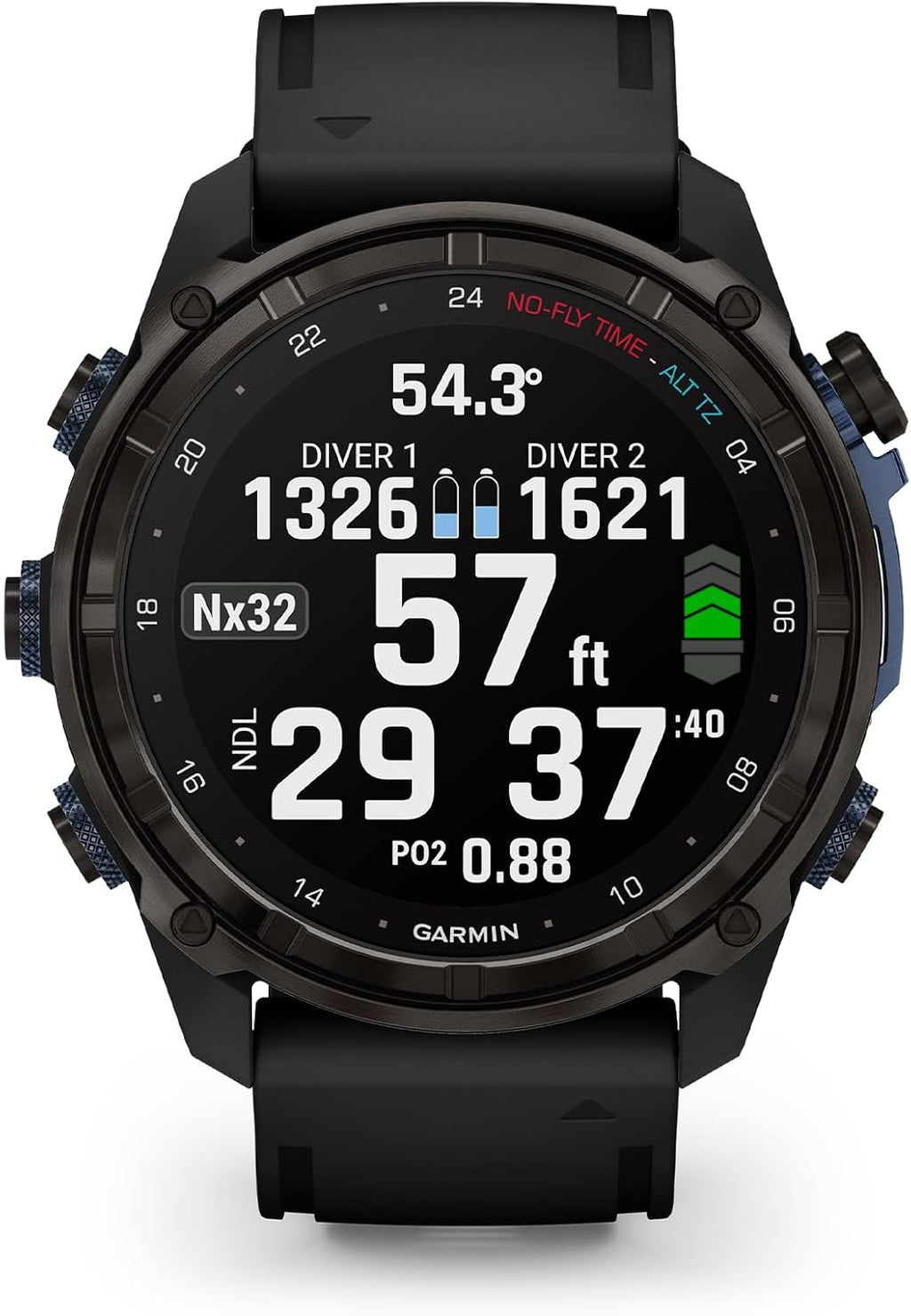 Garmin Descent™ Mk3i, Dive Computer and Multisport GPS Smartwatch, Air Integration, Black