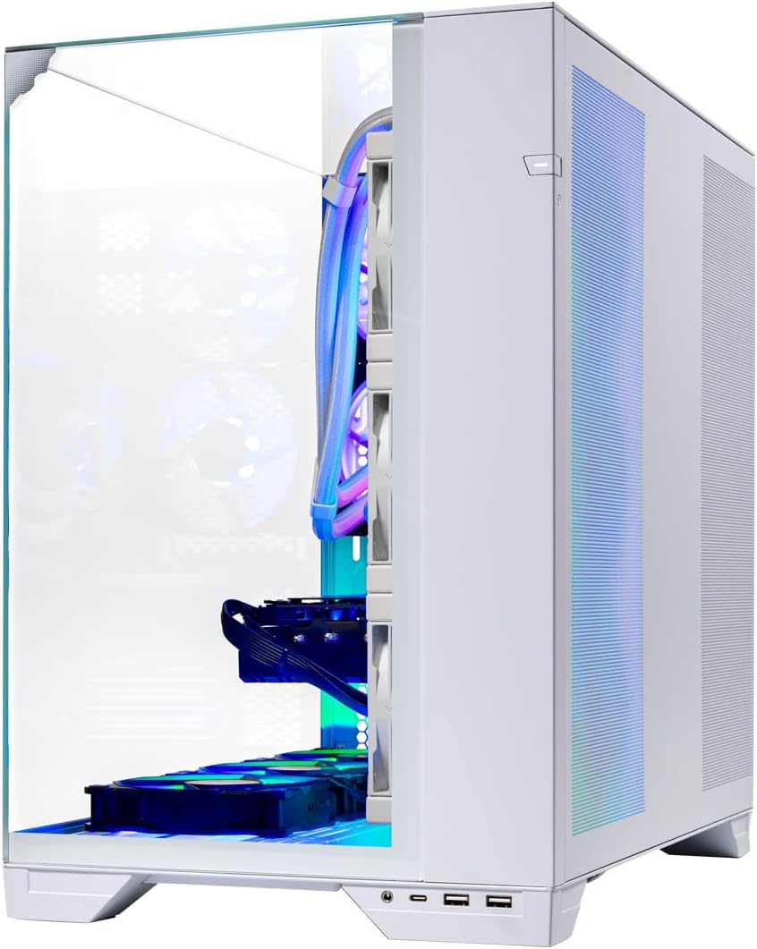 Skytech Gaming O11 Vision Gaming PC, AMD Ryzen 7 9800X3D 4.7GHz, NVIDIA RTX 5090 32GB VRAM, X870 Board, 2TB Gen4 NVMe SSD, 32GB DDR5 RAM 6000, 1000W Gold ATX 3 PSU, 360 ARGB AIO, WI-FI 7, Windows 11