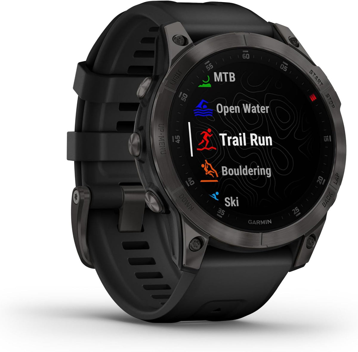 Garmin 010-02582-10 epix Gen 2, Premium Active smartwatch, Health and Wellness Features, Touchscreen AMOLED Display, Adventure Watch with Advanced Features, Black Titanium
